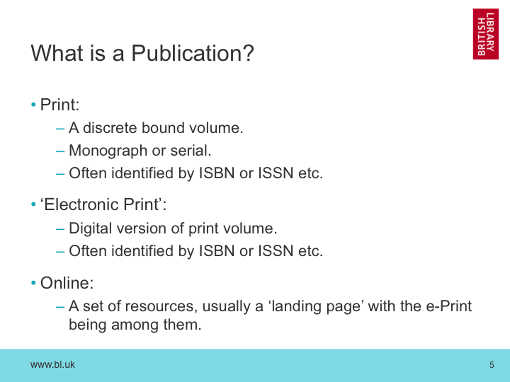 What is a Publication?