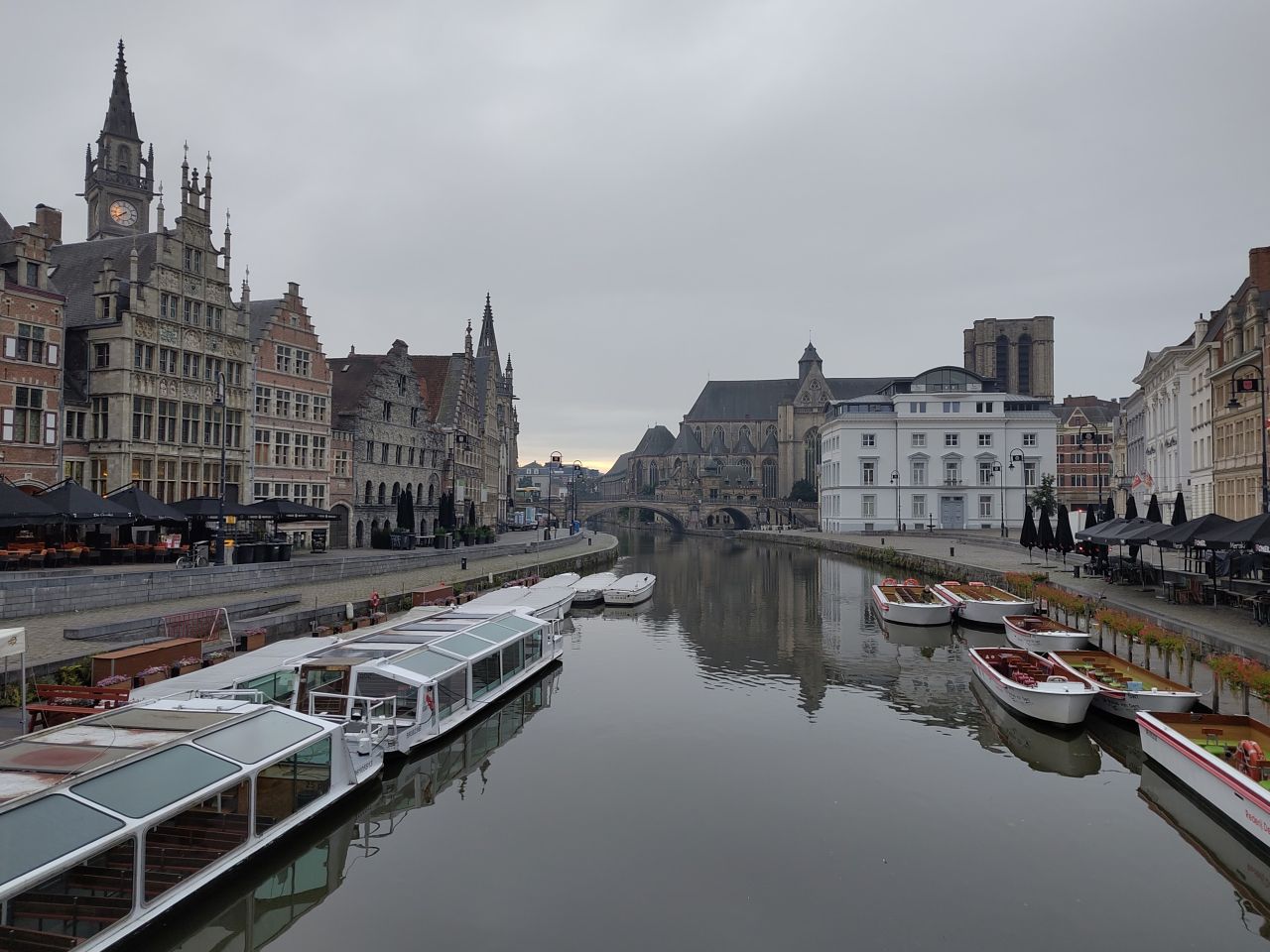 View southwards from Grasbrug, the end of the run