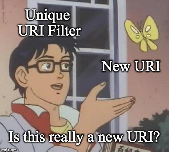Unique URI Filtering